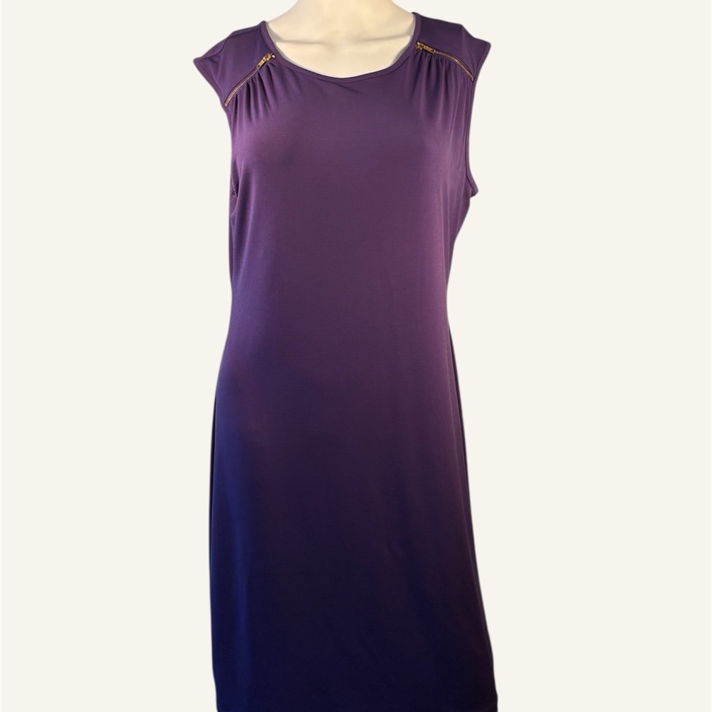 Calvin Klein Purple Sheath Dress Size 6